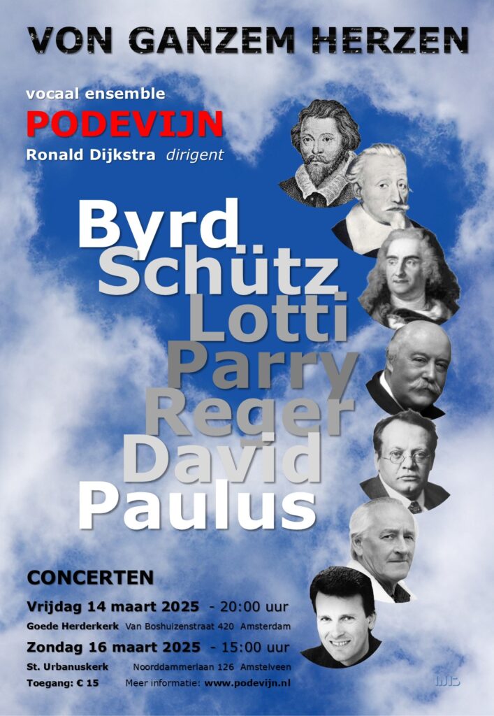 Von ganzem Herzen - concertposter 2025